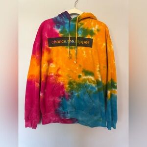 Chance the Rapper Color Tone Tie Dye Acid Rap Hoodie Size Medium Unisex